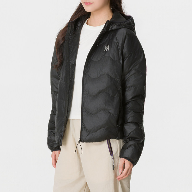 MLB女款防风防泼水轻量羽绒服