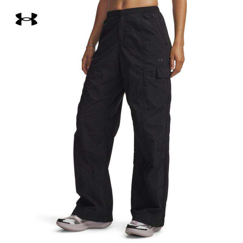 UA安德玛工装裤女子26春夏新款宽松透气健身跑步运动长裤6009700