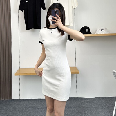 MLB连衣裙NY小标学院风运动裙