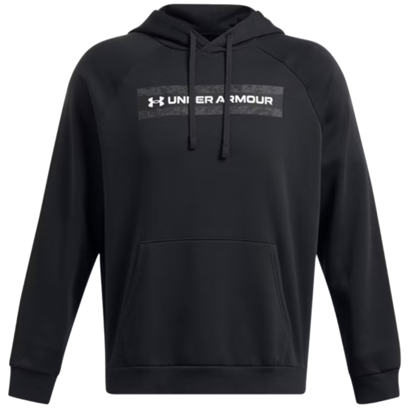 安德玛男子加绒休闲训练运动卫衣