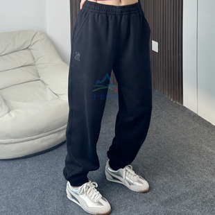 运动裤 25秋季 男女NY小标刺绣加绒束脚卫裤 MLB长裤 3APTB2756 新款