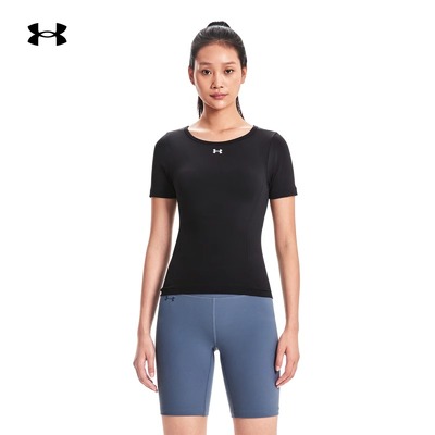 UA安德玛女子健身压缩衣紧身T恤