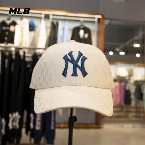 MLB情侣棒球帽男女硬顶鸭舌帽