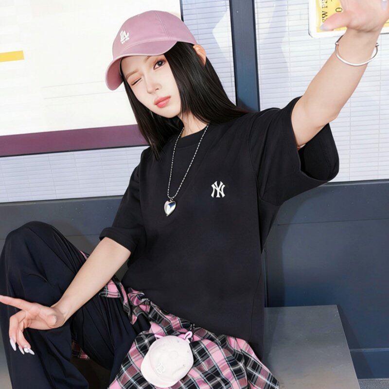 MLB男女款休闲26春季新款宽松时尚经典百搭运动短袖T恤3ATSB0263