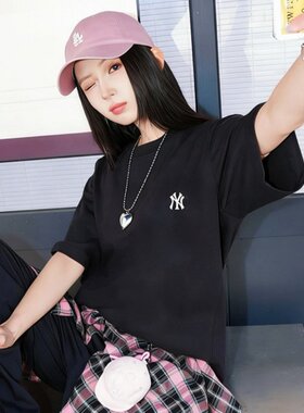 MLB男女款休闲26春季新款宽松时尚经典百搭运动短袖T恤3ATSB0263