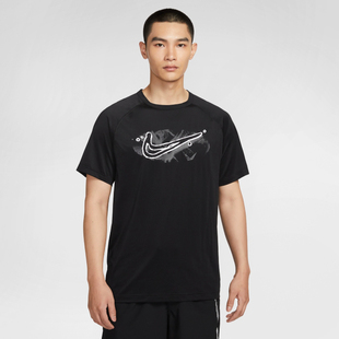 FIT男子速干跑步T恤休閑訓練短袖 上衣HV0429 Nike耐克DRI 25新款