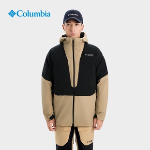 Columbia哥伦比亚户外男子三合一防水冲锋衣羽绒内胆滑雪服WE2454