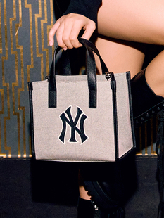 MLB包包男女情侣款24年新款运动手拎包托特包单肩包挎包3AORS062N