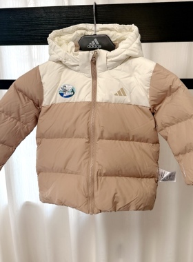 25新款阿迪达斯婴幼童连帽保暖羽绒服外套KC5394/KC5395/KC5396