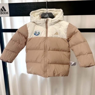 25新款阿迪达斯婴幼童连帽保暖羽绒服外套KC5394/KC5395/KC5396