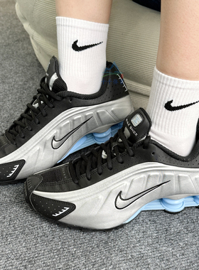 25秋季新款NIKE耐克SHOX R4男子复古跑鞋风透气缓震运动鞋HQ1988