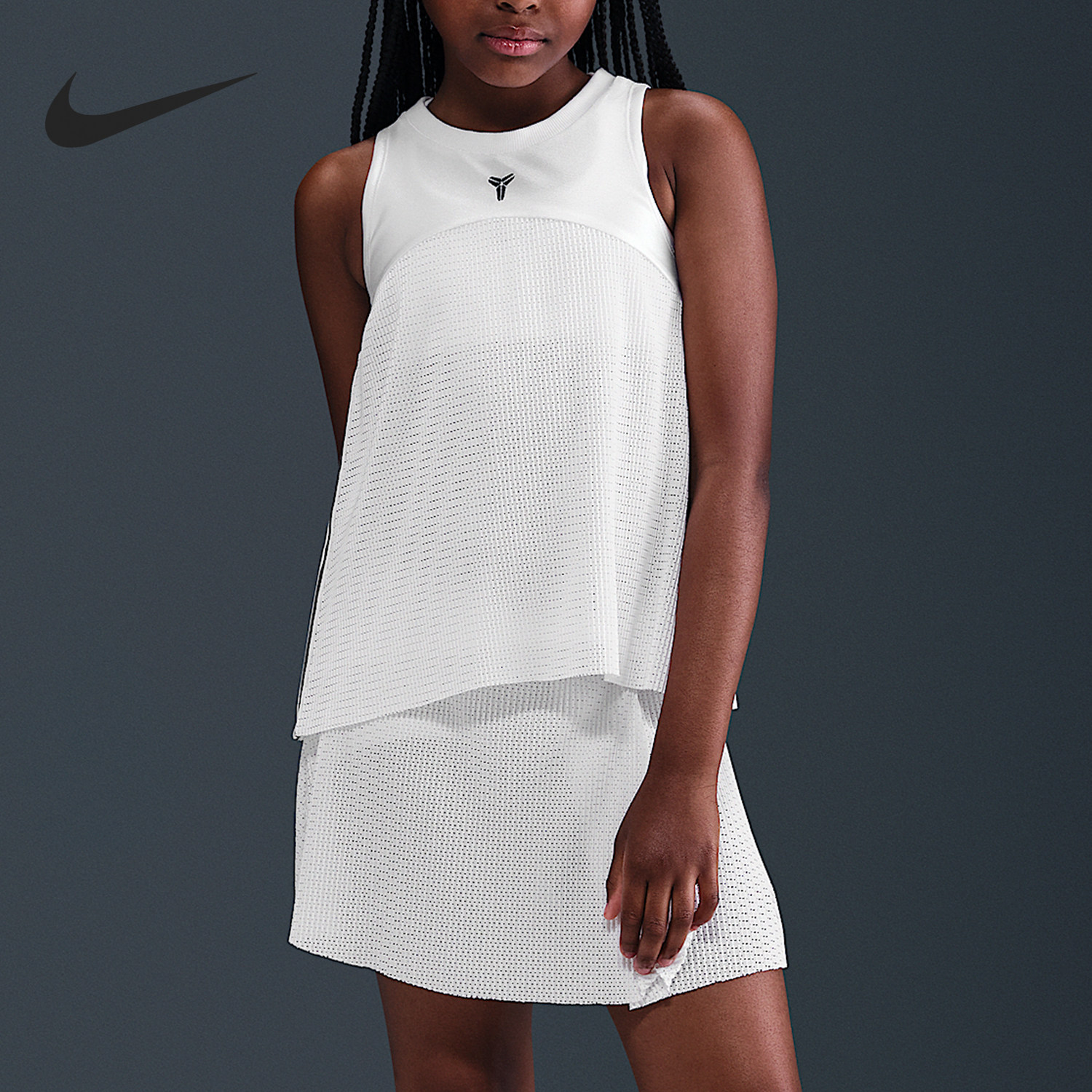 Nike耐克夏季新款儿童KOBE科比系列大童女童速干篮球背心IB0006