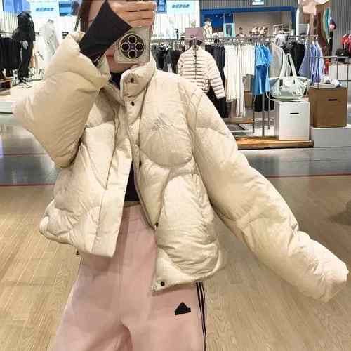 阿迪达斯运动保暖短裤羽绒服外套