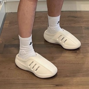 穆勒鞋 凉拖鞋 JI0402 厚底增高包头洞洞鞋 Adidas阿迪达斯男女25秋季