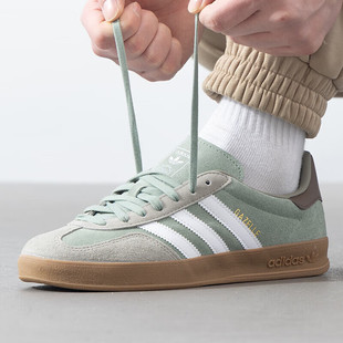 adidas阿迪达斯三叶草男女鞋 INDOOR板鞋 运动休闲鞋 JI3526 GAZELLE