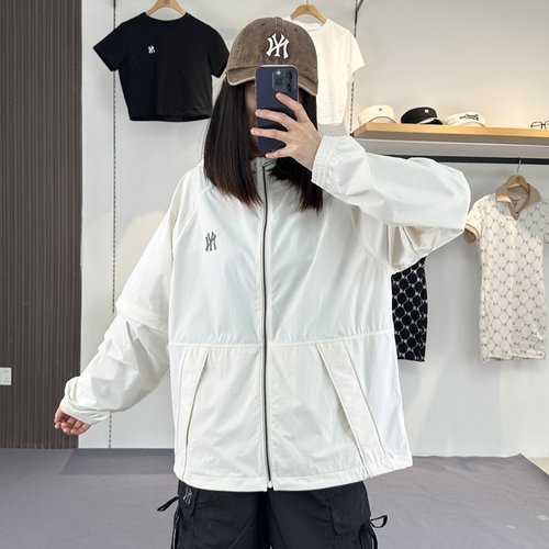 MLB男女外套NY小标冲锋衣夹克