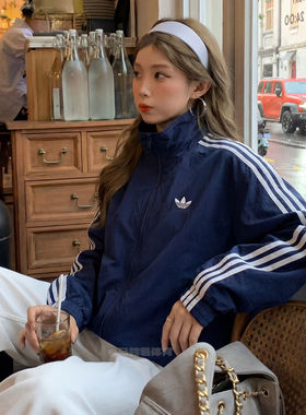 Adidas阿迪达斯三叶草男立领经典款运动外套KQ9497/KQ9496/KE1365
