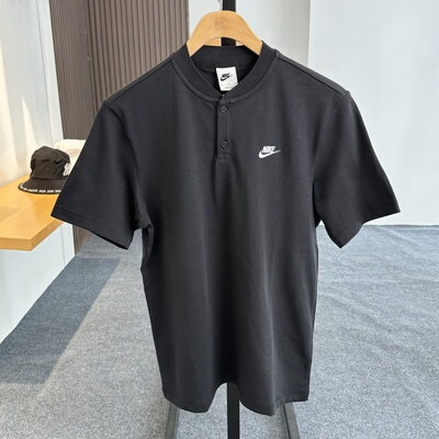 NIKE耐克POLO衫男子纯棉刺绣T恤