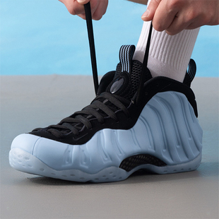 One冰蓝喷男子复古篮球鞋 25新款 Foamposite Air HJ6014 Nike耐克