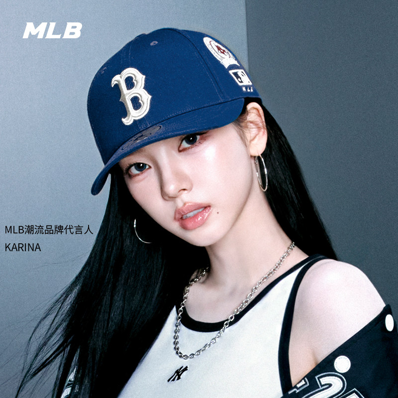 MLB男女NY刺绣硬顶棒球帽