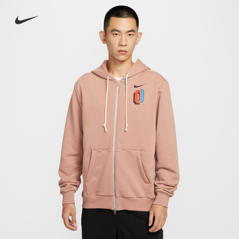 NIKE耐克男子速干篮球连帽衫外套