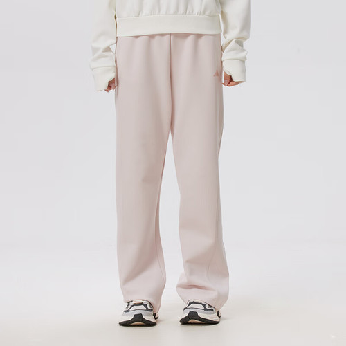 阿迪达斯休闲透气针织运动长裤女