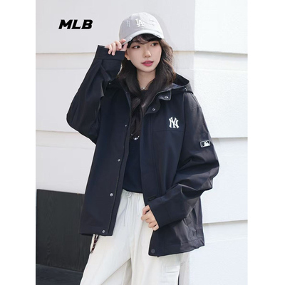 MLB男女冲锋衣三防运动夹克外套
