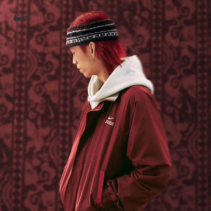 NIKE耐克新年款男子宽松夹克外套