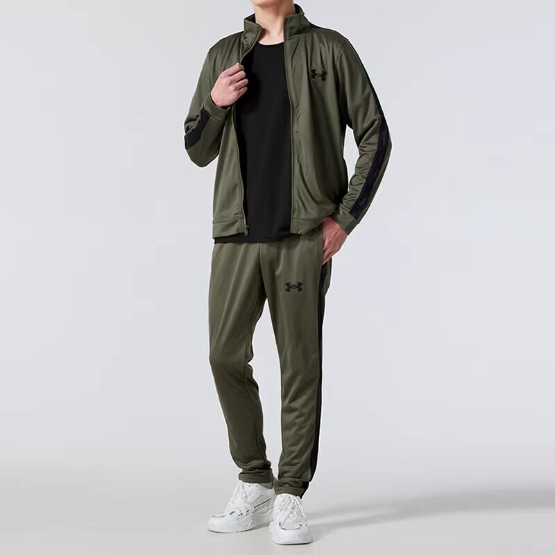 UA安德玛运动套装新款EMEA男子健身训练休闲夹克外套长裤1357139