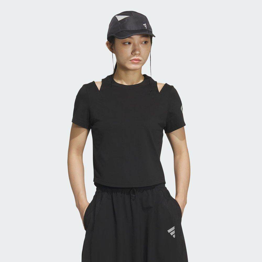 adidas阿迪达斯女子FOS REG TEE SS休闲运动短袖T恤KF0691/KF0693