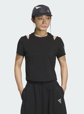 adidas阿迪达斯女子FOS REG TEE SS休闲运动短袖T恤KF0691/KF0693