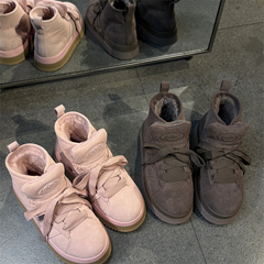 Adidas阿迪达斯保暖加绒高帮棉鞋JR3237/JR3736/JR3735/JR3737