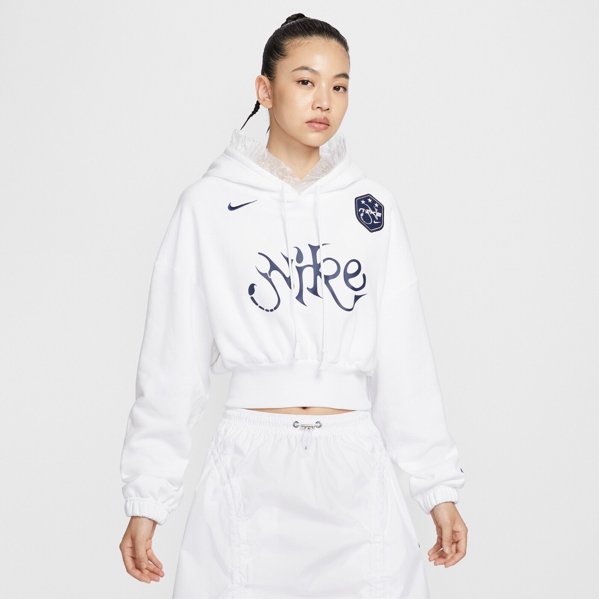 NIKE耐克女连帽衫法式毛圈卫衣