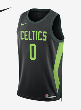 NIKE耐克男夏季凯尔特人队NBA杰森塔图姆运动速干球衣背心 FQ4335