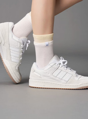 Adidas阿迪达斯三叶草男女25春FORUM LOW 低帮休闲运动板鞋ID6858