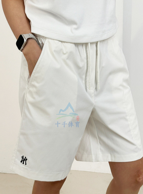 26新款MLB情侣短裤男女NY刺绣小标防泼水速干休闲运动裤3ASMB0263