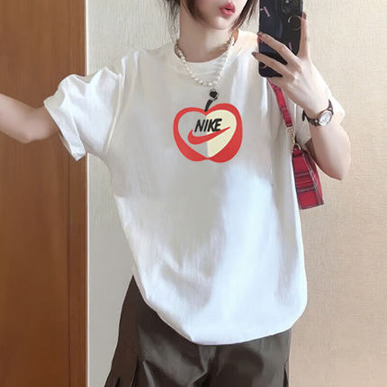 25春夏新款Nike耐克女子OVERSIZE风运动休闲透气短袖T恤IB5577
