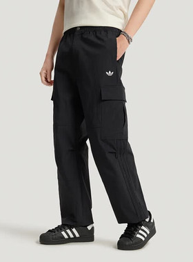 adidas阿迪达斯工装裤男三叶草休闲透气街头风时尚运动长裤LE7350