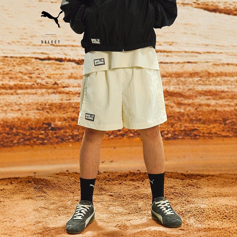 25夏季新款PUMA彪马运动短裤男女宽松廓形直筒刺绣三分裤631563