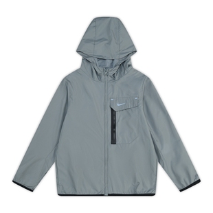 25秋季新款Nike耐克大童防泼水运动夹克机能风梭织宽松外套FZ4905