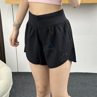 安德玛UA女子Fly-By Elite 5英寸运动跑步健身瑜伽短裤1383242