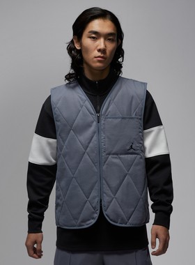 乔丹JORDAN高尔夫绗缝棉服马甲