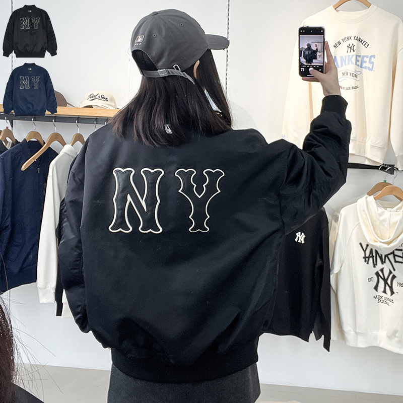 MLB男女复古美式夹克外套棒球服