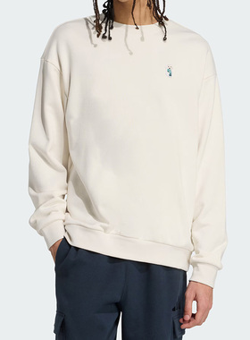 25秋季新款Adidas阿迪达斯男子运动卫衣休闲套头衫JW8520/JX1085