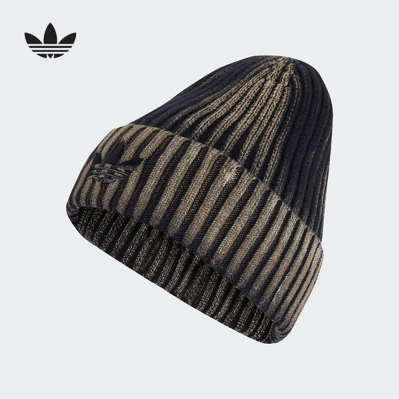25新款adidas阿迪达斯三叶草男女帽运动帽休闲帽水洗毛线帽JW0042