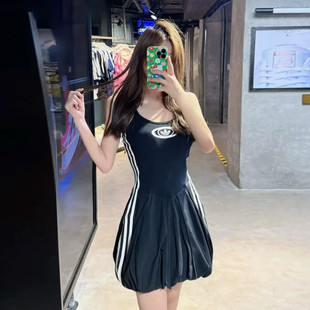 KC8798 连衣蓬蓬裙KC8797 25新款 阿迪达斯三叶草吊带短裙女无袖