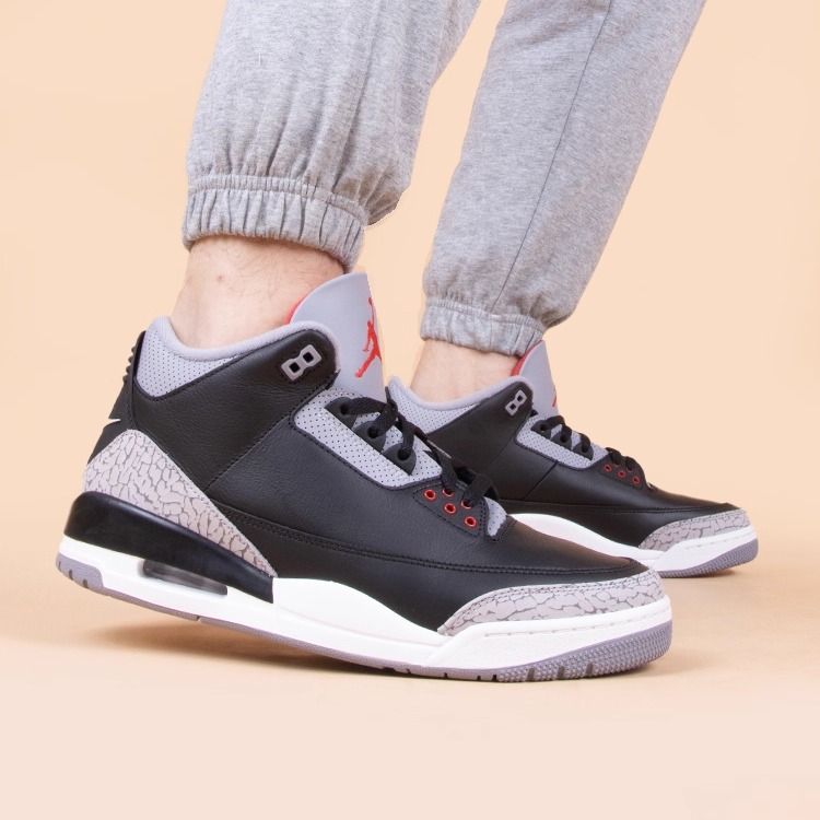 25春季新款Jordan耐克乔丹男女童AJ3复刻大童运动休闲鞋DM0967