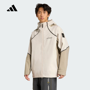adidas阿迪达斯男子国家地理户外运动连帽夹克外套KC2342 KC2343