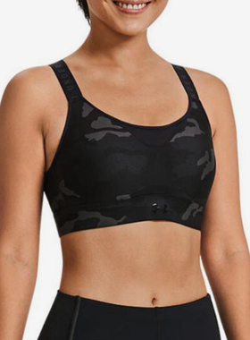 UA/安德玛正品运动女士复古透气印花亲肤健身休闲内衣1369026-021