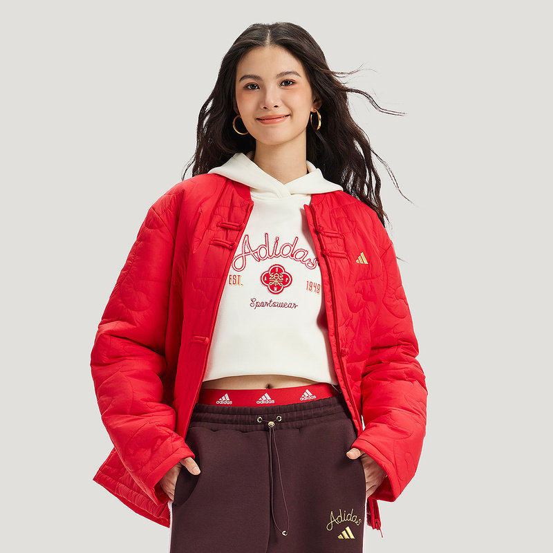 adidas阿迪达斯马年男女款新中式运动棉服KQ5097/KQ5096/KS0408